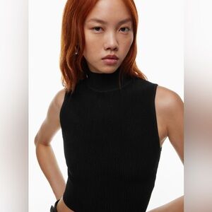 Babaton Sculpt Knit Mockneck Tank